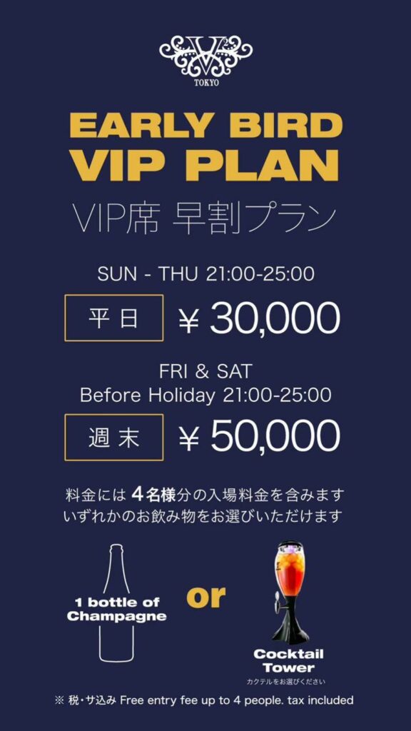 EARLY BIRD VIP PLAN