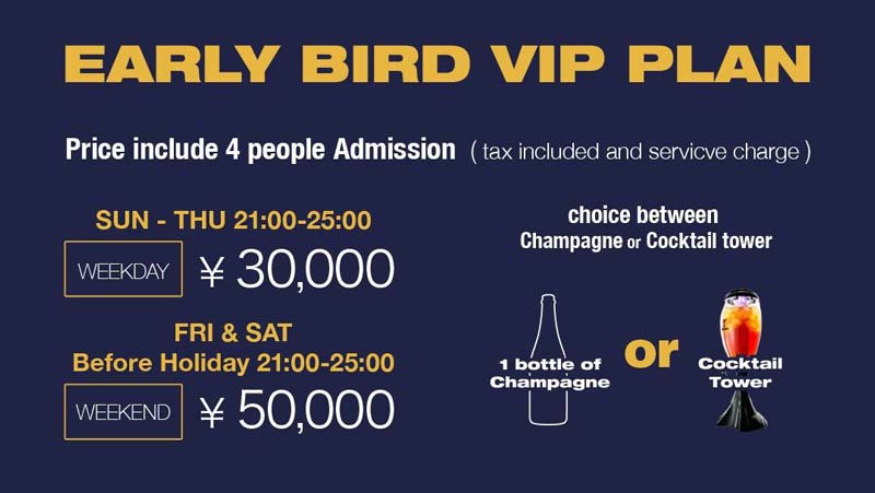 EARLY BIRD VIP PLAN