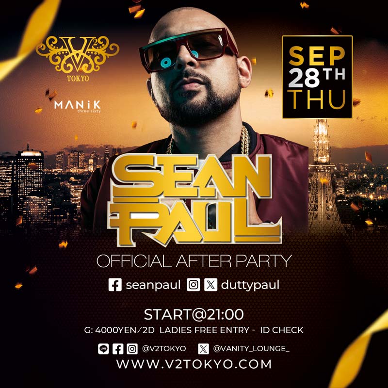 Sean Paul V2 TOKYO