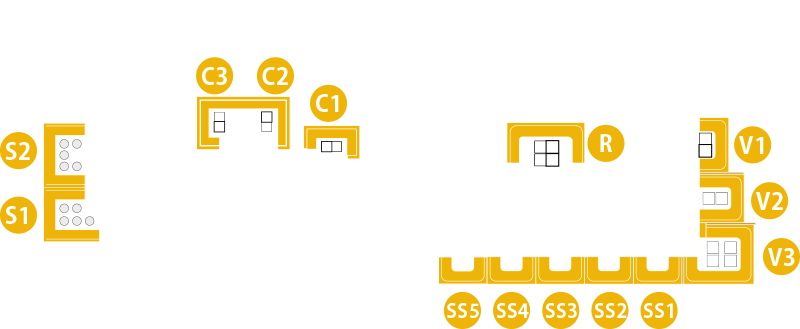 V2 TOKYO Floor Map B1