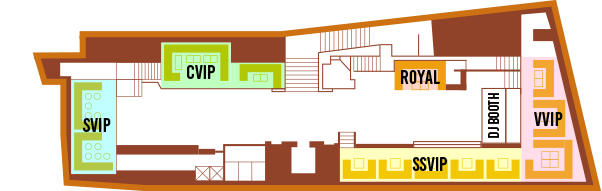 V2 TOKYO Floor Map B1