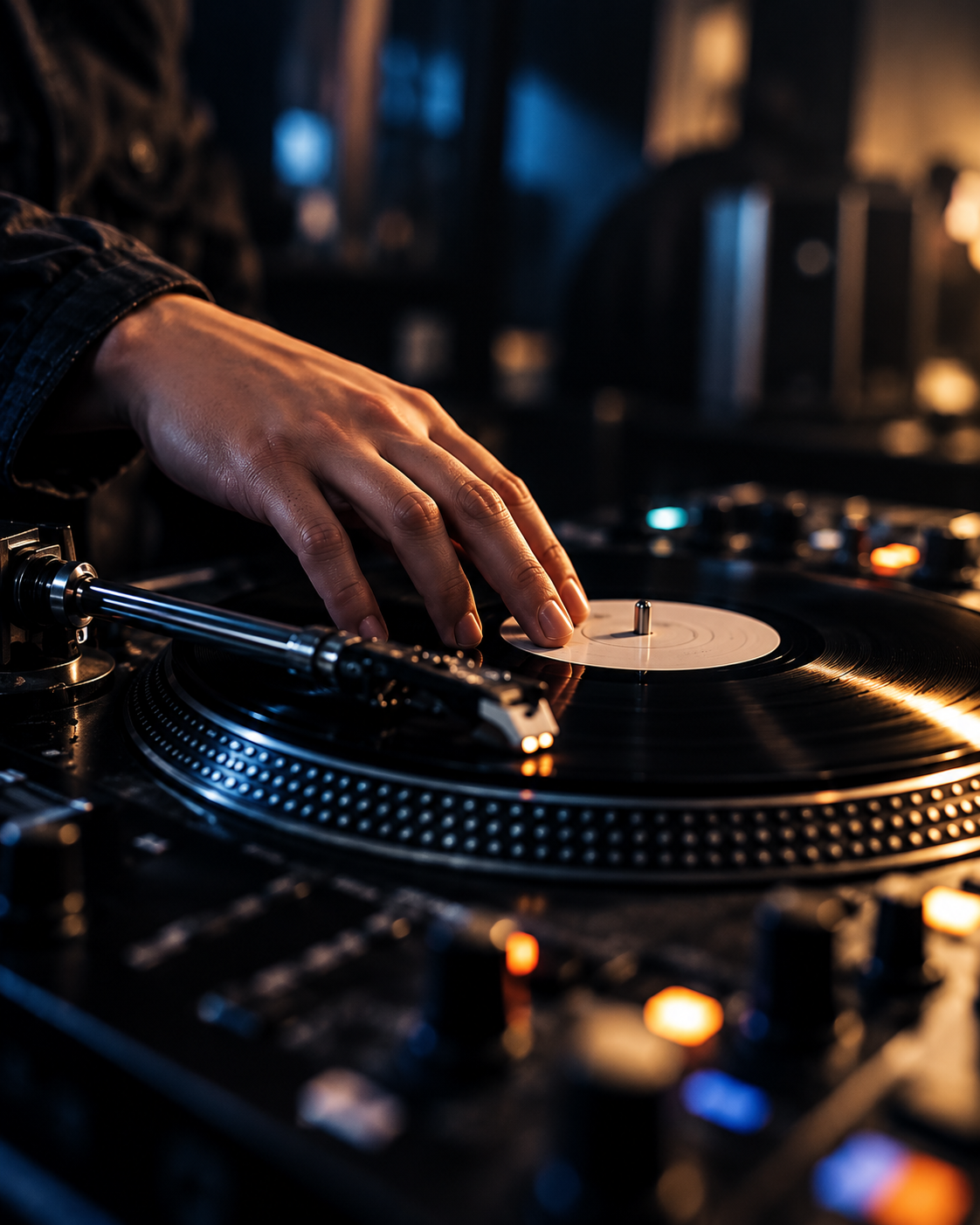 DJ equipment touch experience